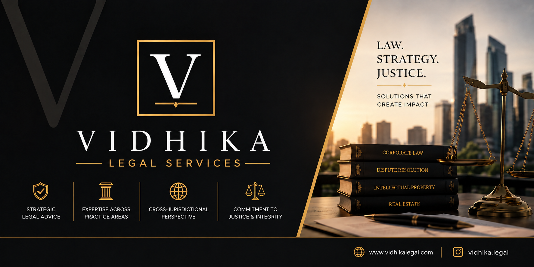 Vidhika Legal Services LLP — Law. Strategy. Justice.